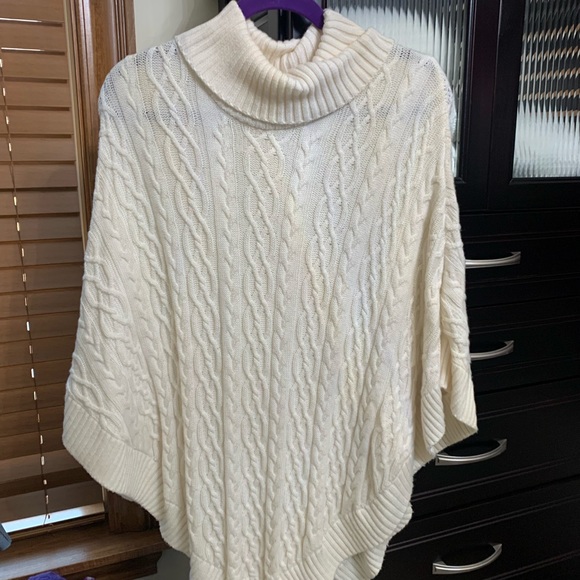 Poncho Sweater - Talbots - Picture 2 of 3